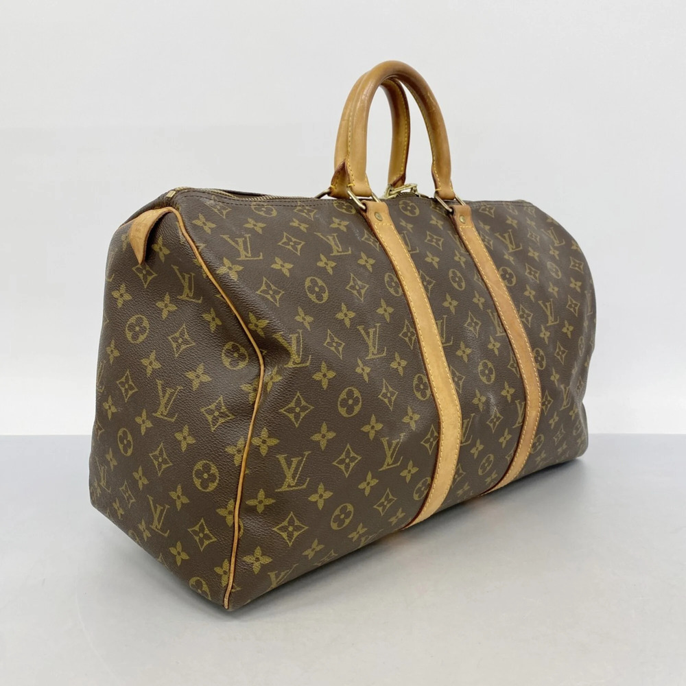 LOUIS VUITTON Brown Monogram Keepall 45 Boston Bag - Picture 2 of 10